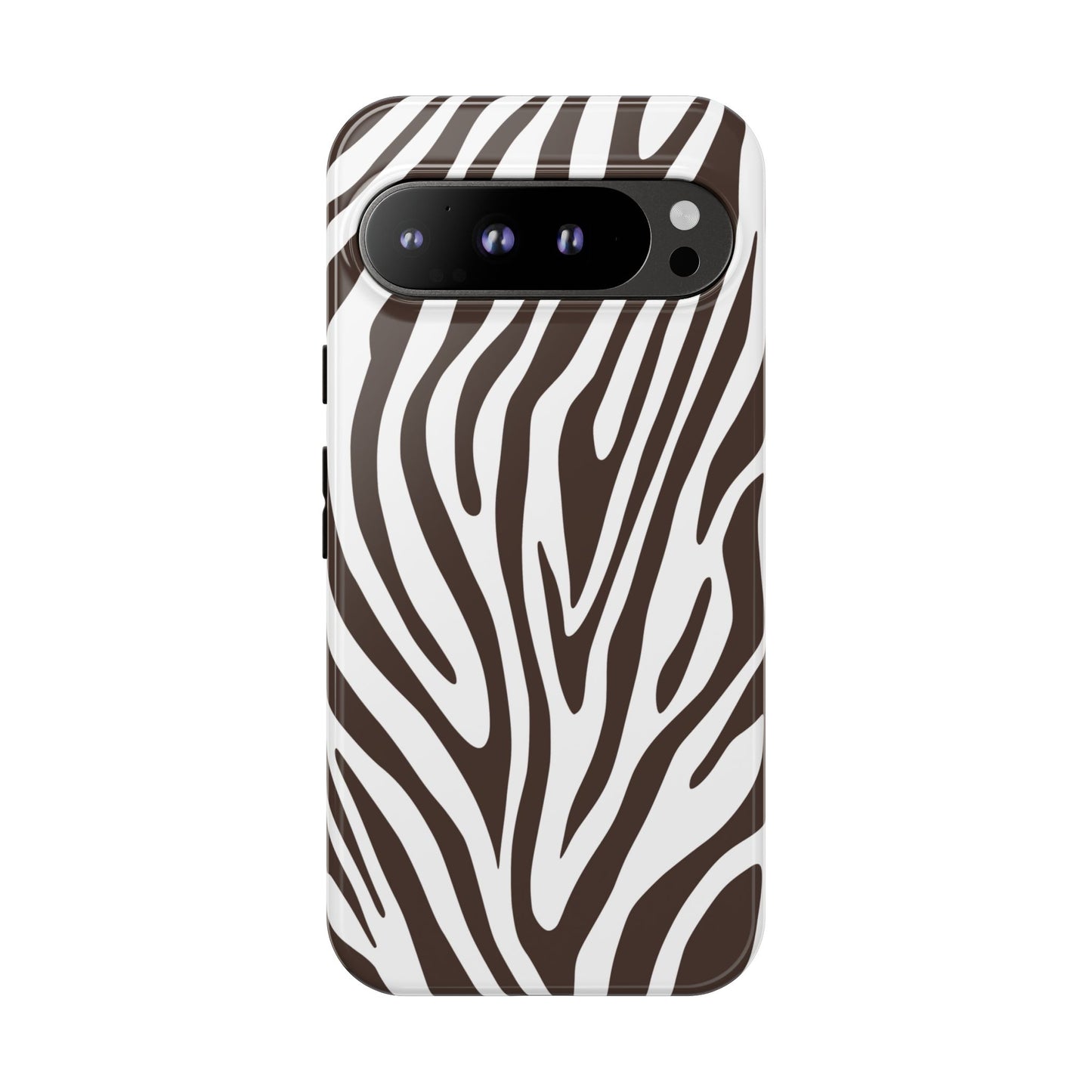 Graphic Brown Tiger Print Phone Case