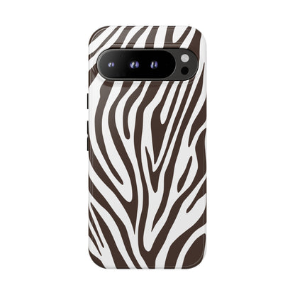 Graphic Brown Tiger Print Phone Case