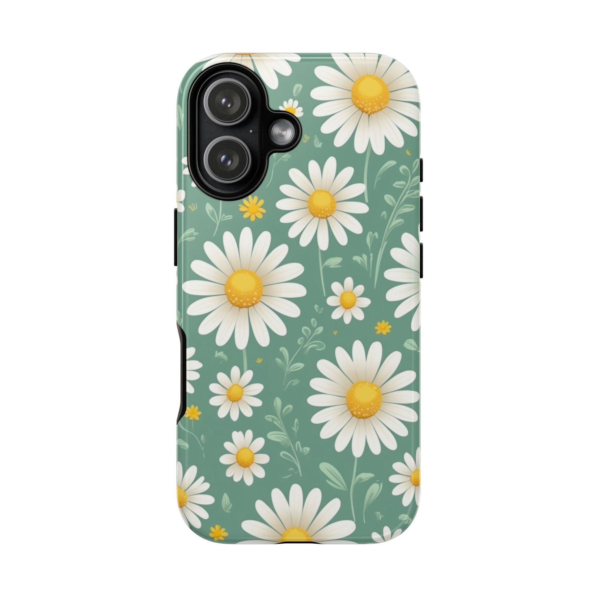iPhone 17 / Glossy Phone Case - Daisies Floral Pattern 1 Phone Case