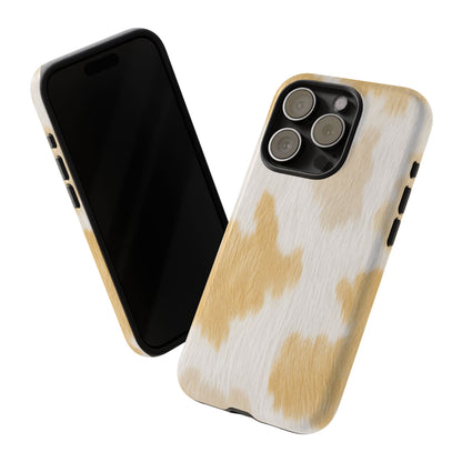 Golden Honey Cow Print Phone Case