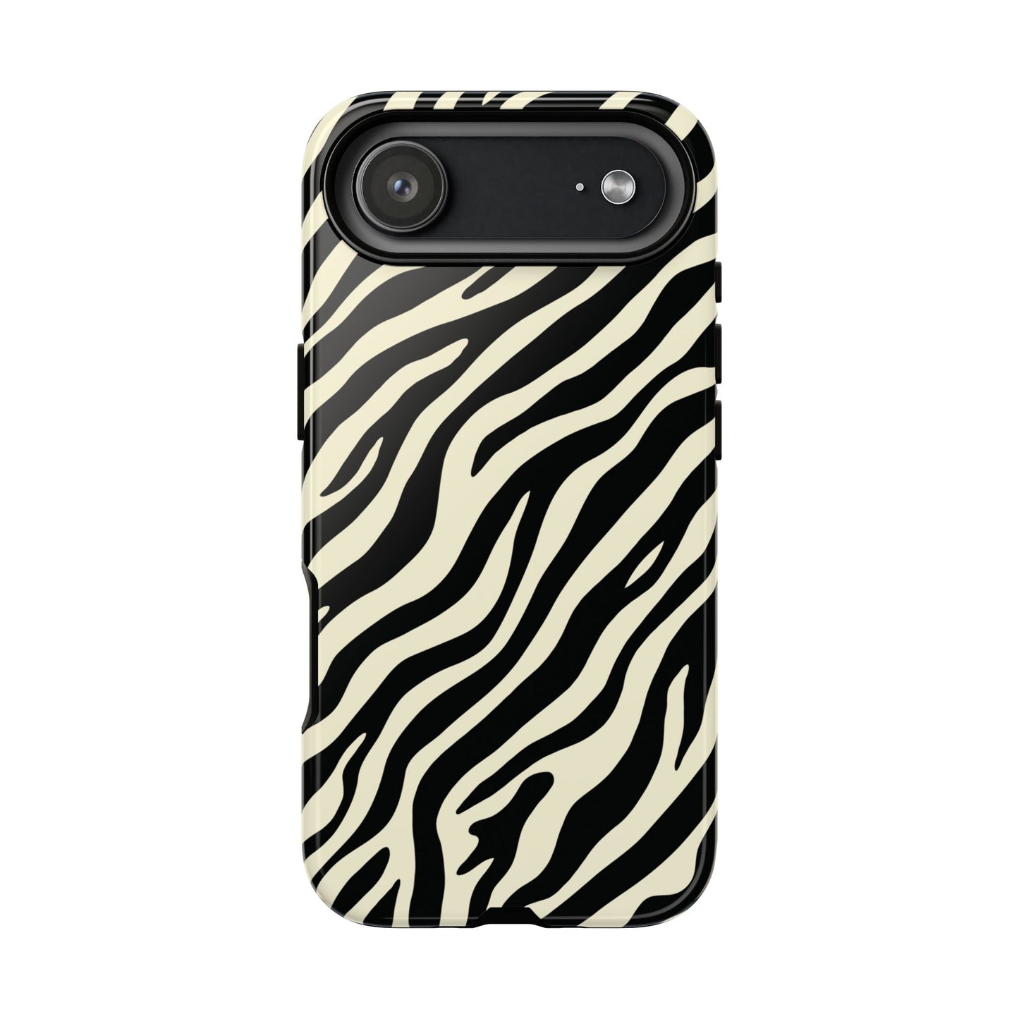Chic Ivory Zebra Print Phone Case