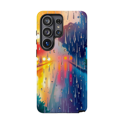 Electric Rain Watercolour Design Phone Case - Multicolor Phone Case - Samsung Galaxy S26 Ultra / Glossy