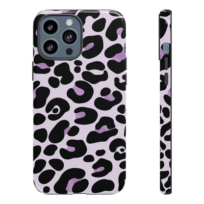 Pretty Lavender Leopard Print Phone Case