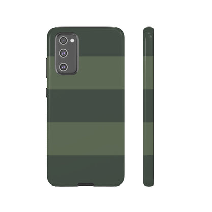 Green Horizontal Stripe Pattern Phone Case - Green Phone Case - Samsung Galaxy S20 FE / Glossy