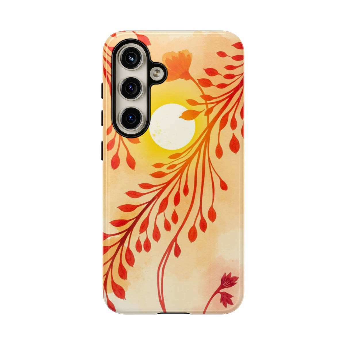 Boho Chic Watercolour Sunset Design Phone Case - Multicolor Phone Case - Samsung Galaxy S24 / Glossy