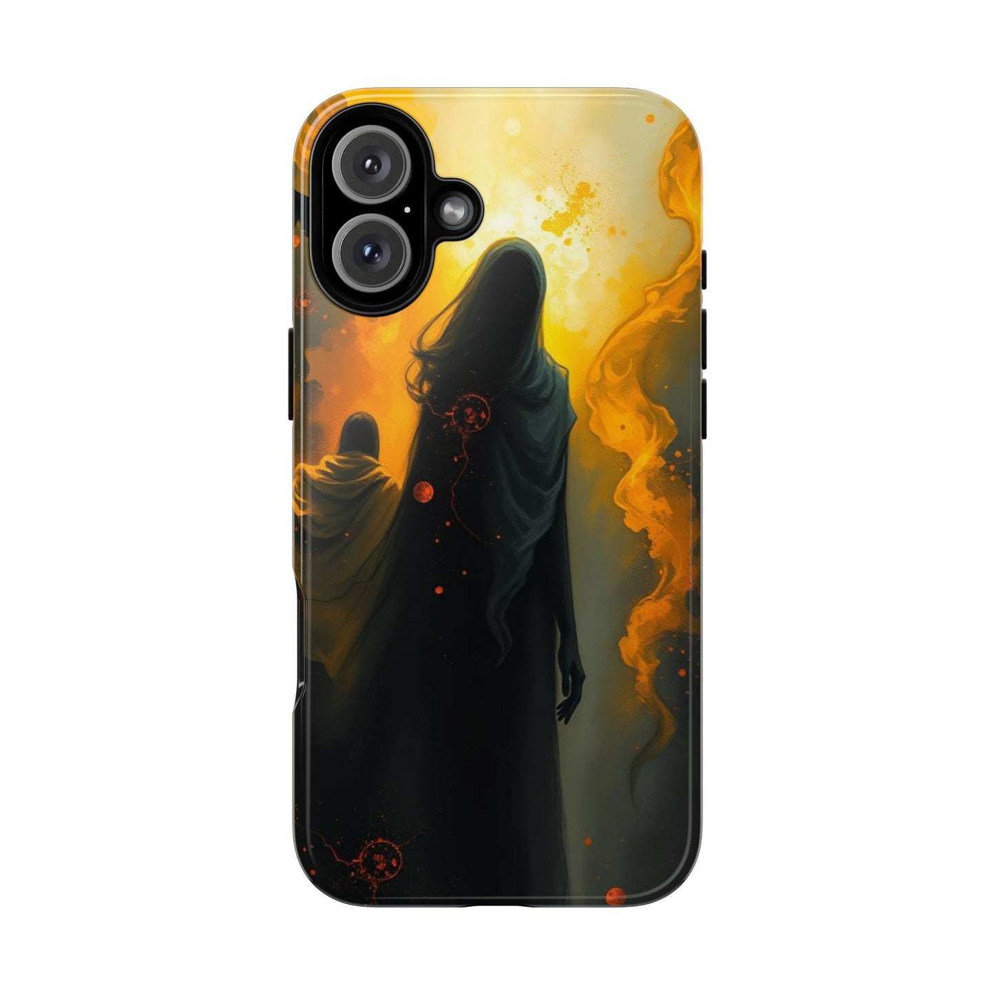 iPhone 16 Plus / Glossy Phone Case - Acrylic Gothic Myterious Figures Phone Case