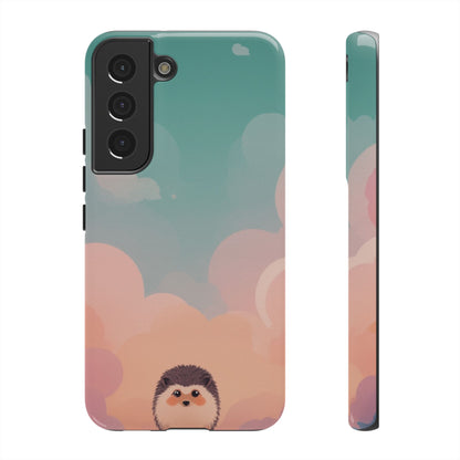 Cute Hedgehog & Cloud Design Phone Case - Multicolor Phone Case - Samsung Galaxy S22 / Glossy