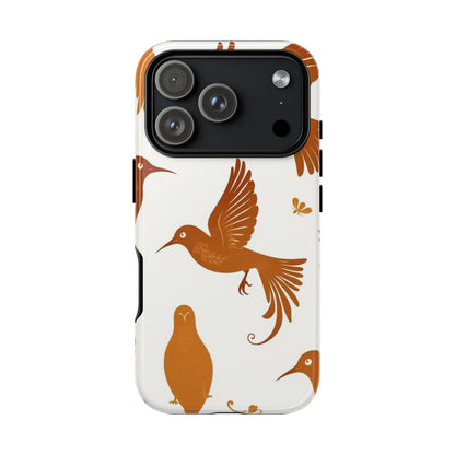 Abstract Bird Pattern Phone Case - Multicolor Phone Case - iPhone 17 Pro / Glossy