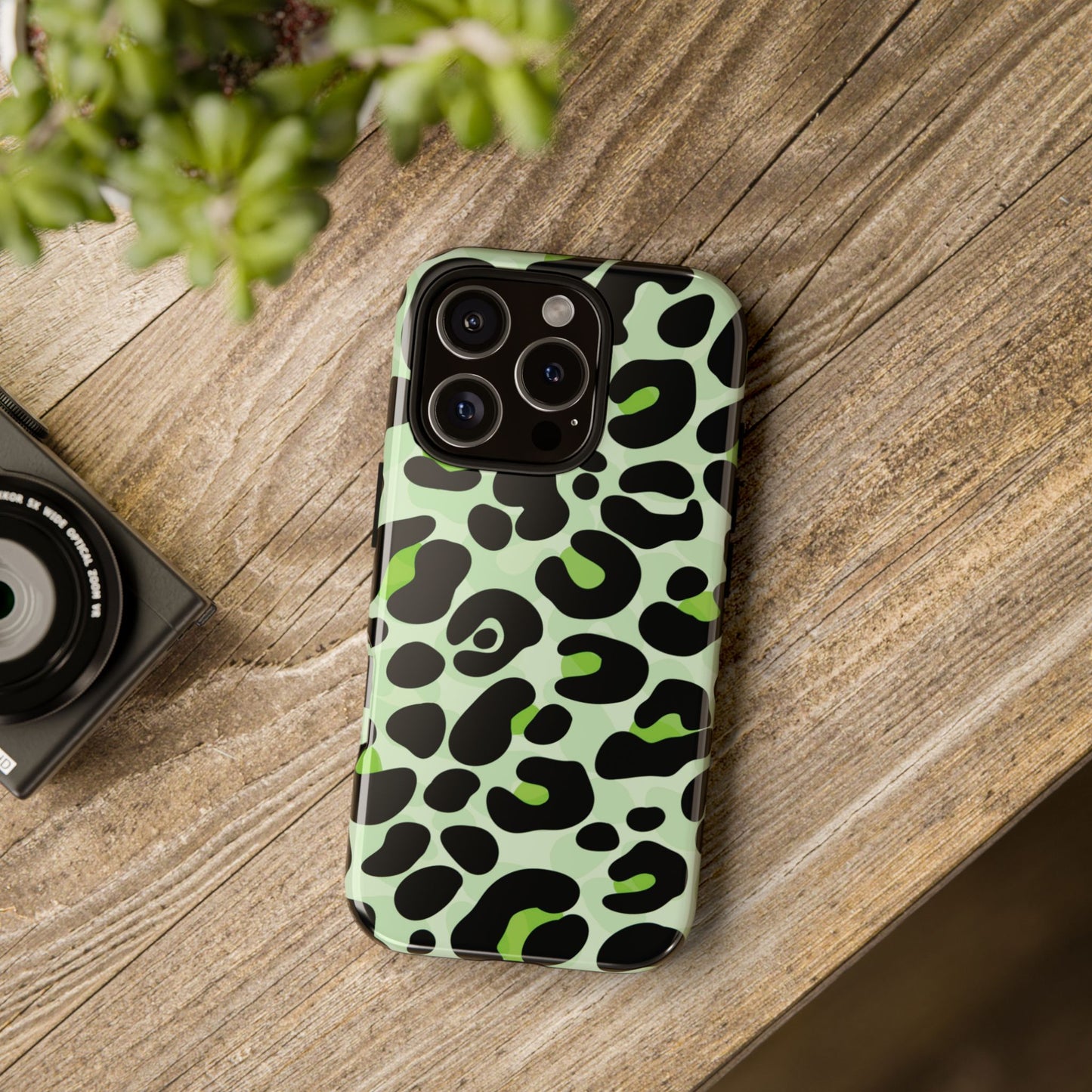 Fresh Mint Leopard Print Phone Case