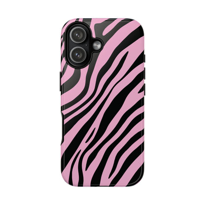 Modern Blush Zebra Print Phone Case