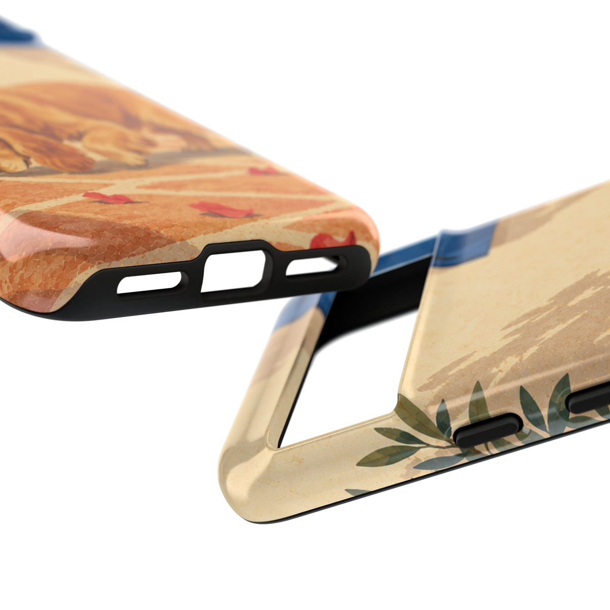 Cocker Spaniel Scent Trail Phone Case - Multicolor Phone Case