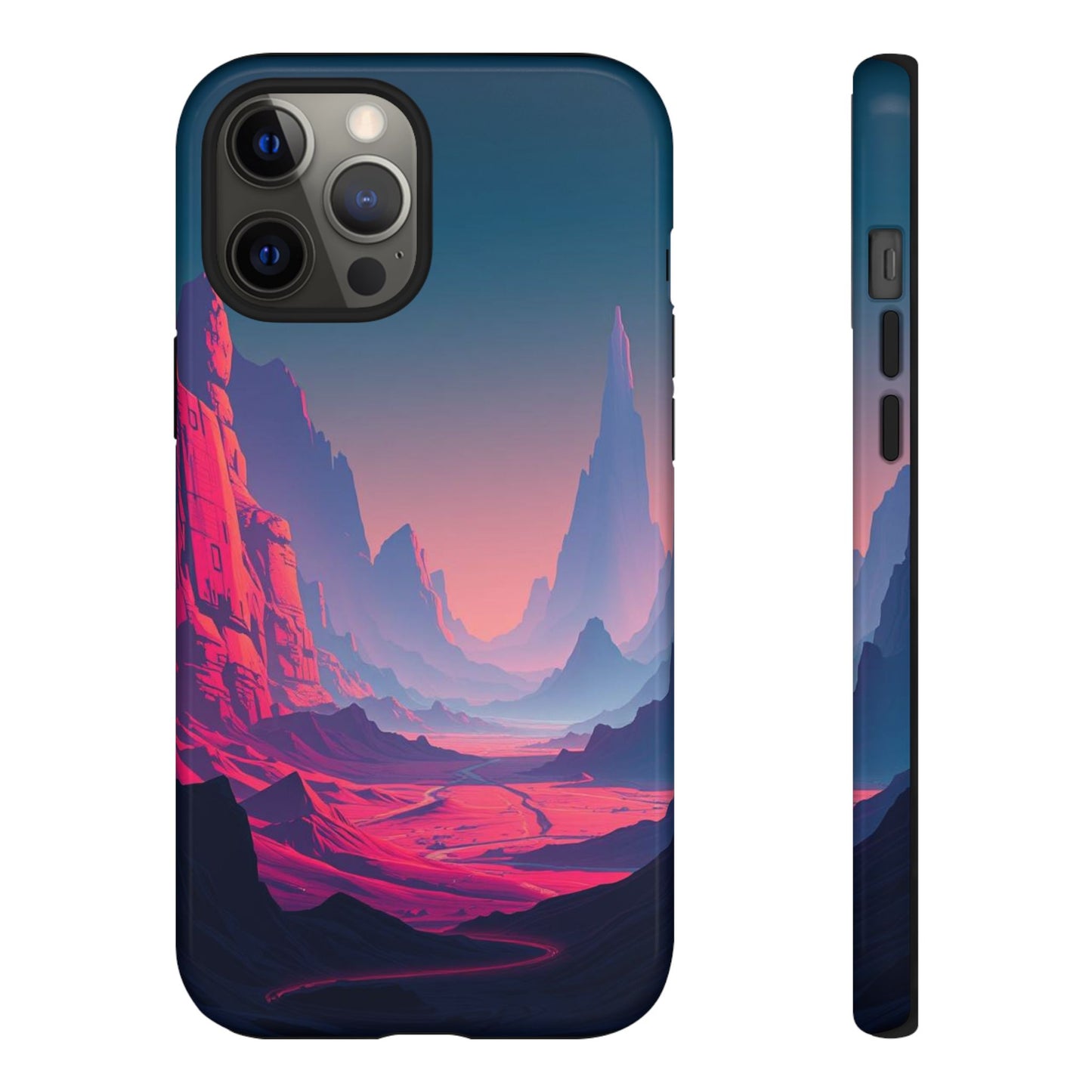 iPhone 12 Pro Max / Glossy Phone Case - Alien Vista Design Phone Case