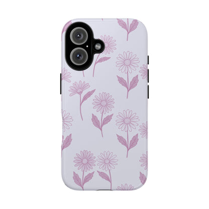 Pretty Lilac Daisy Pattern Phone Case