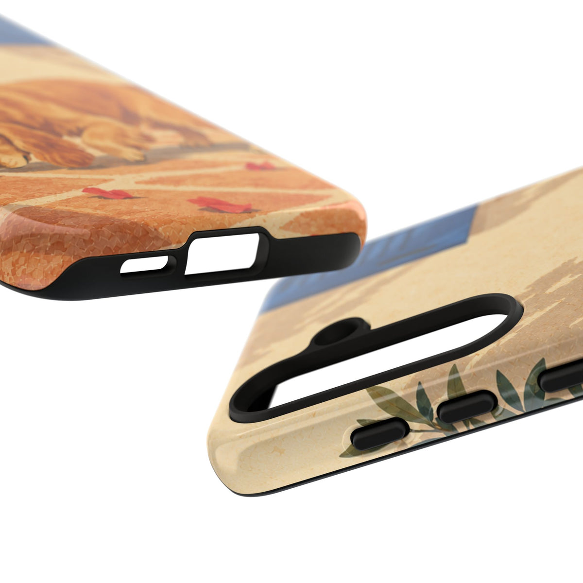 Cocker Spaniel Scent Trail Phone Case - Multicolor Phone Case