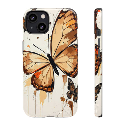 Acrylic Style Butterflies Design Phone Case - Multicolor Phone Case - iPhone 13 / Glossy