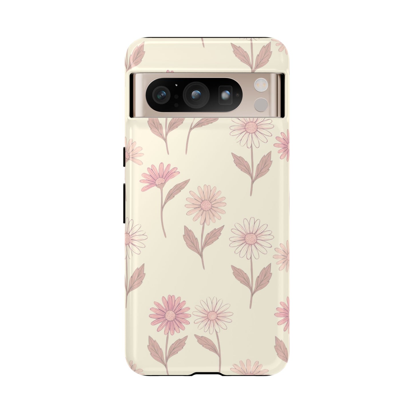 Pretty Blush Daisy Pattern Phone Case