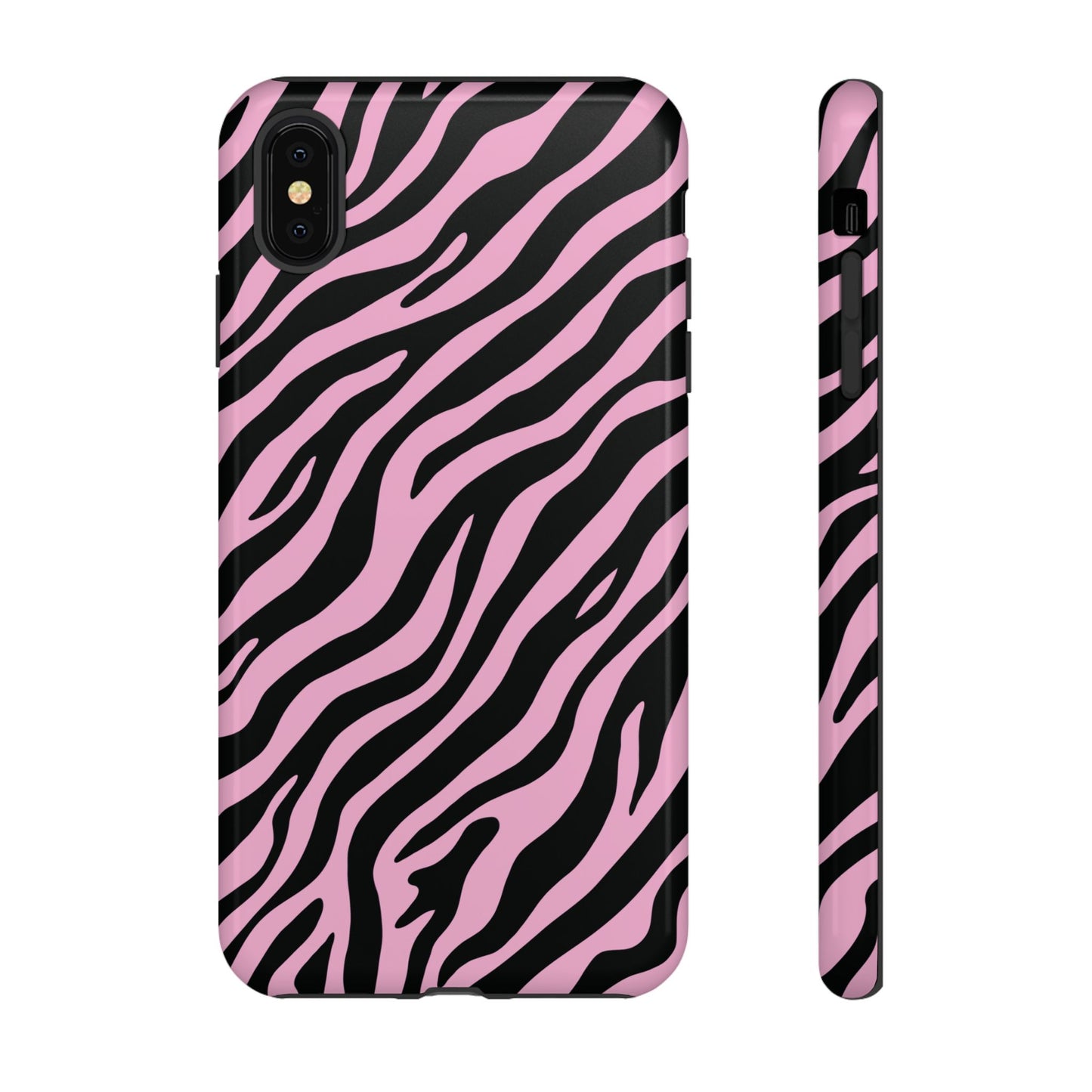 Stylish Blush Zebra Print Phone Case