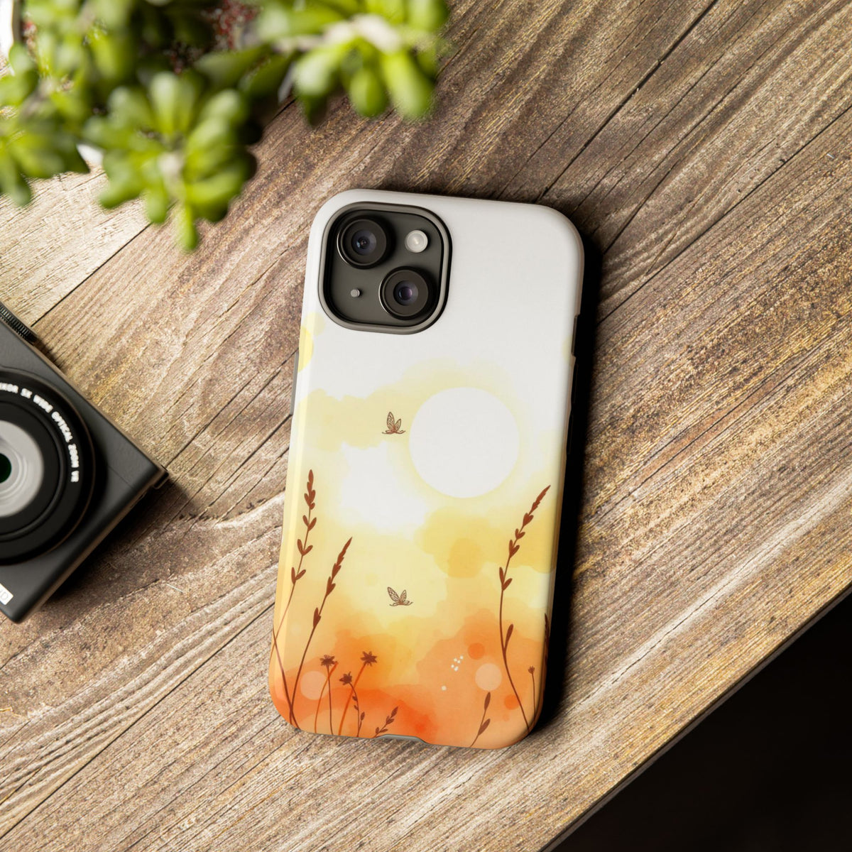 Boho Chic Watercolour Wildflower Pattern Phone Case - Multicolor Phone Case