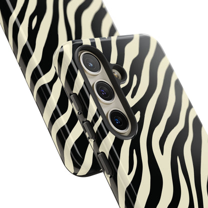 Chic Ivory Zebra Print Phone Case
