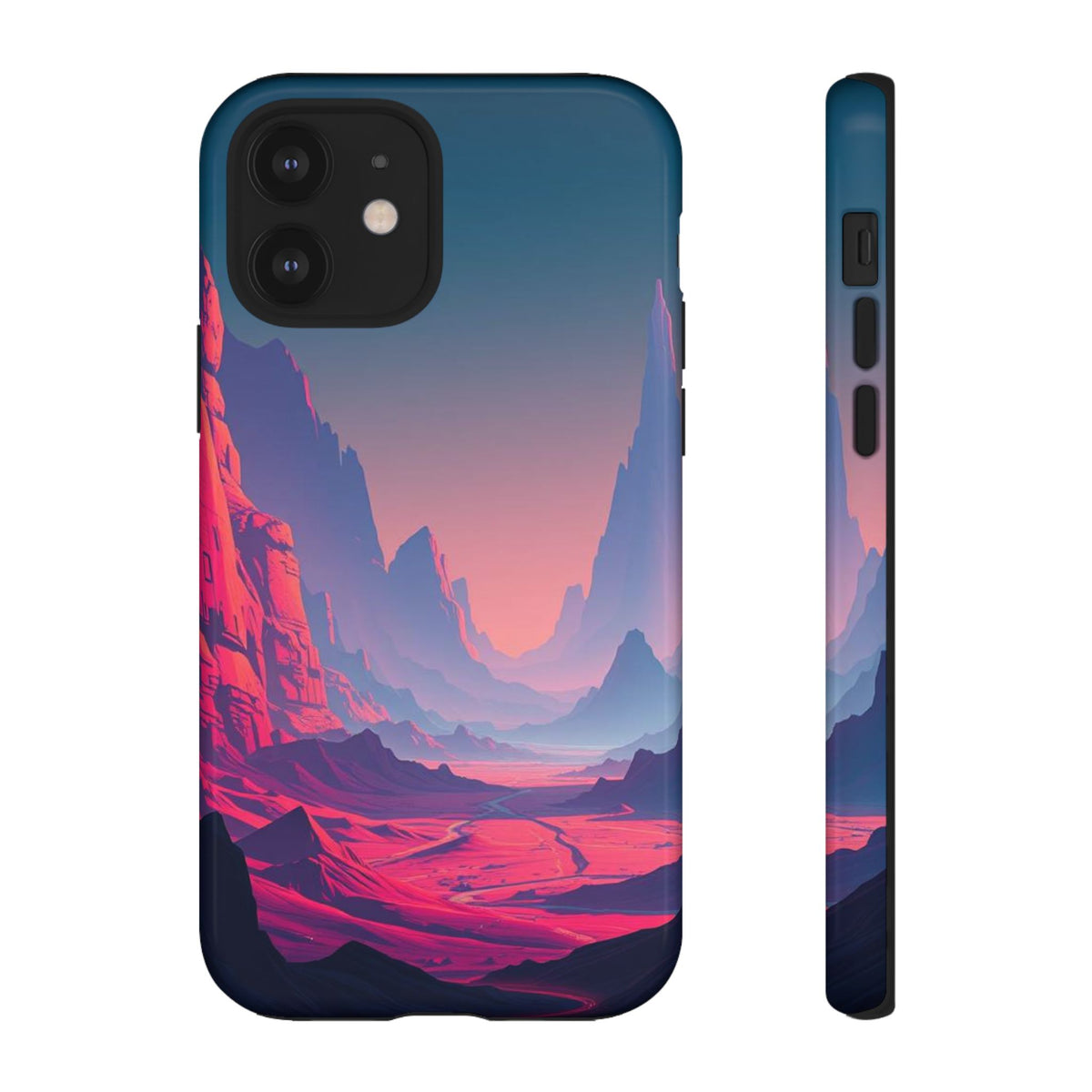 Alien Vista Design Phone Case - Multicolor Phone Case - iPhone 12 / Glossy