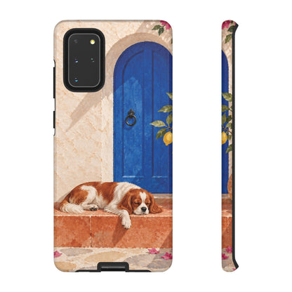 Cavalier King Charles Spaniel Blue Door Siesta Phone Case - Multicolor Phone Case - Samsung Galaxy S20+ / Glossy