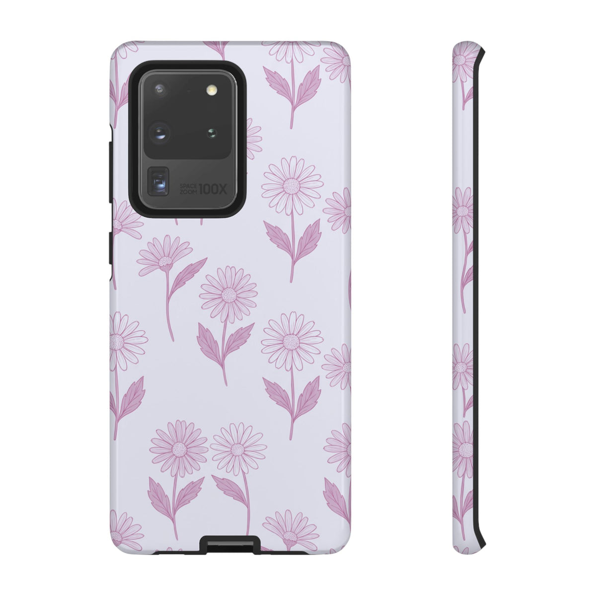 Pretty Lilac Daisy Pattern Phone Case