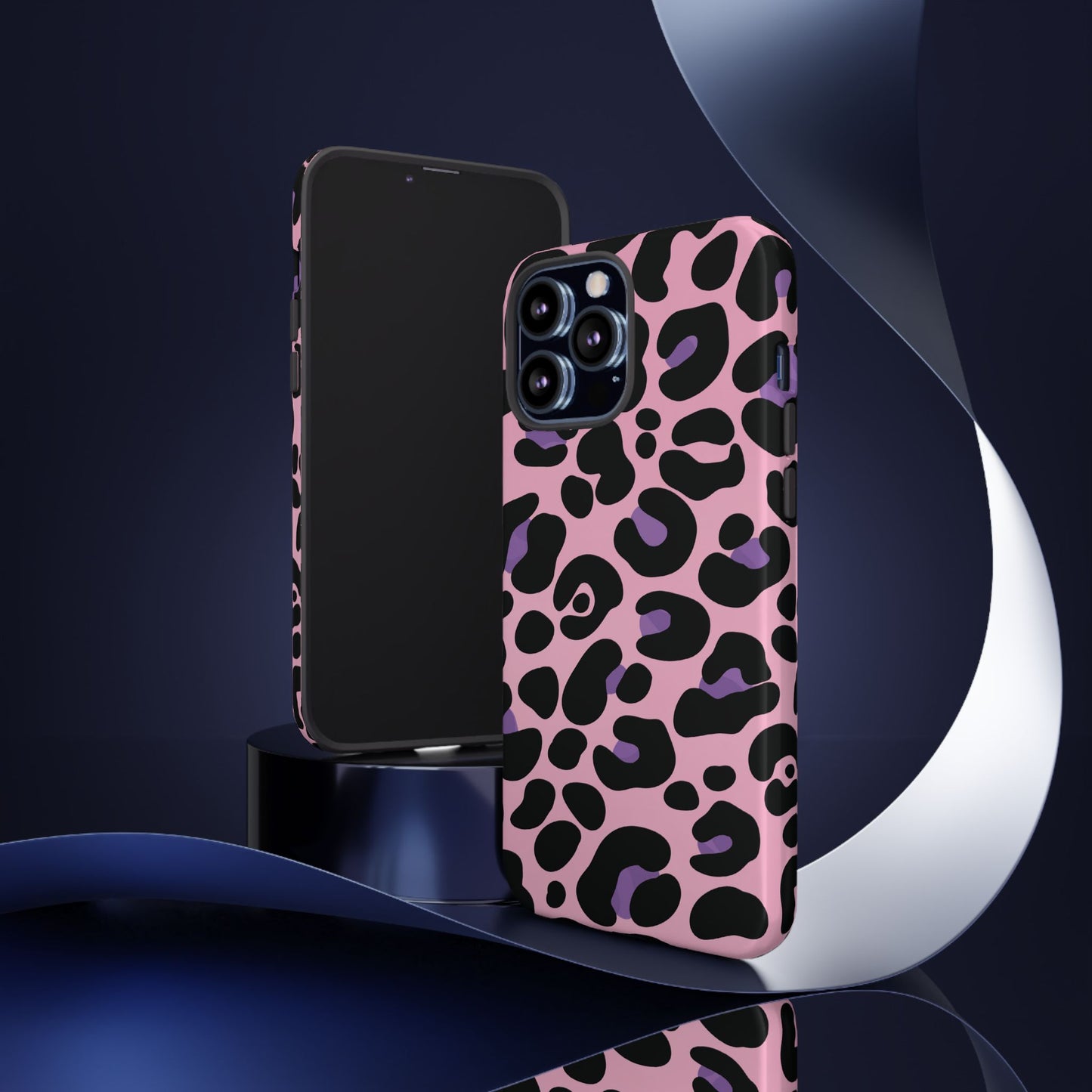 Pretty Pink & Lavender Leopard Print