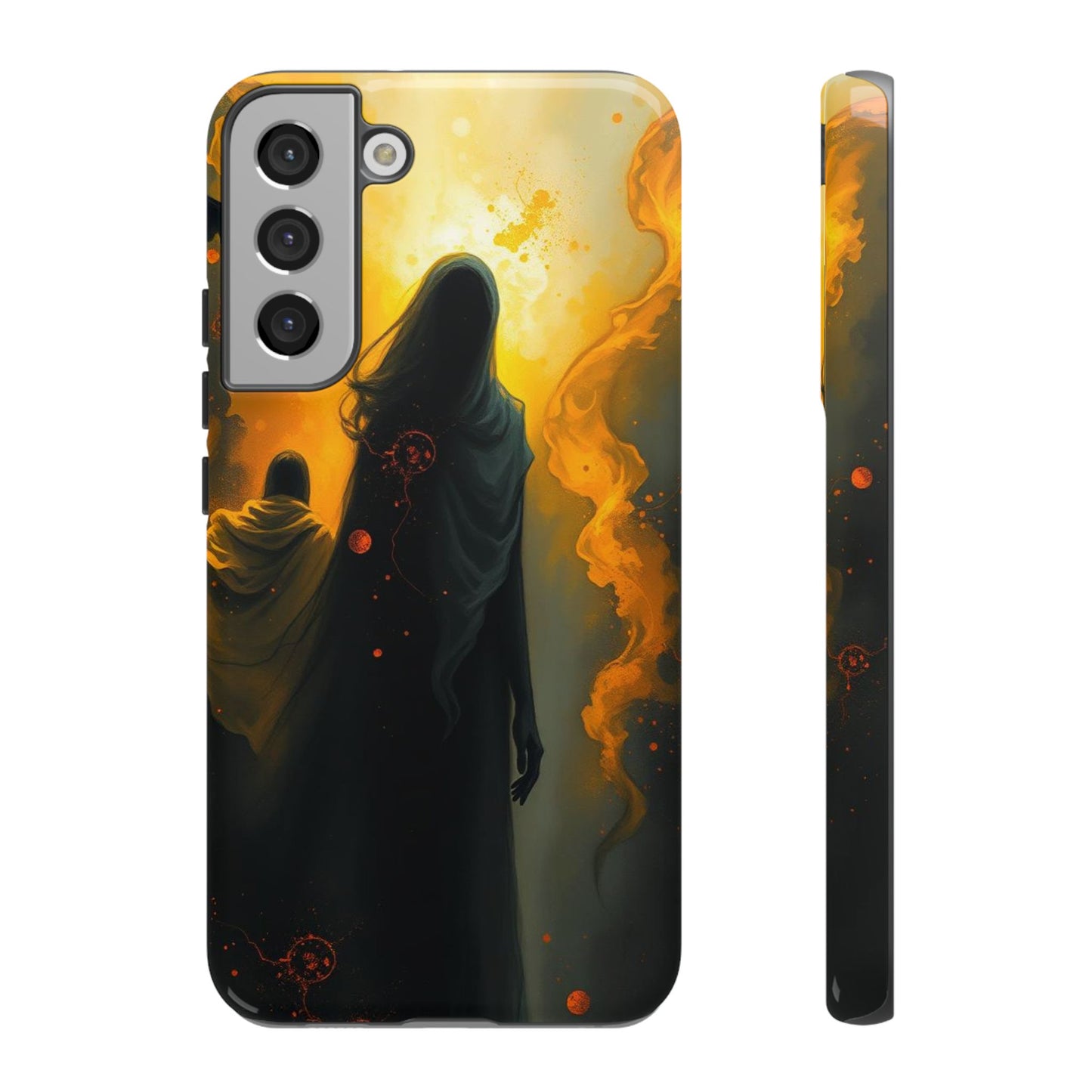 Acrylic Gothic Myterious Figures Phone Case