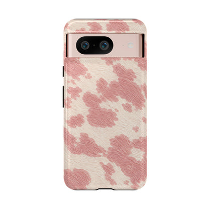 Pretty Blush Cow Print Phone Case