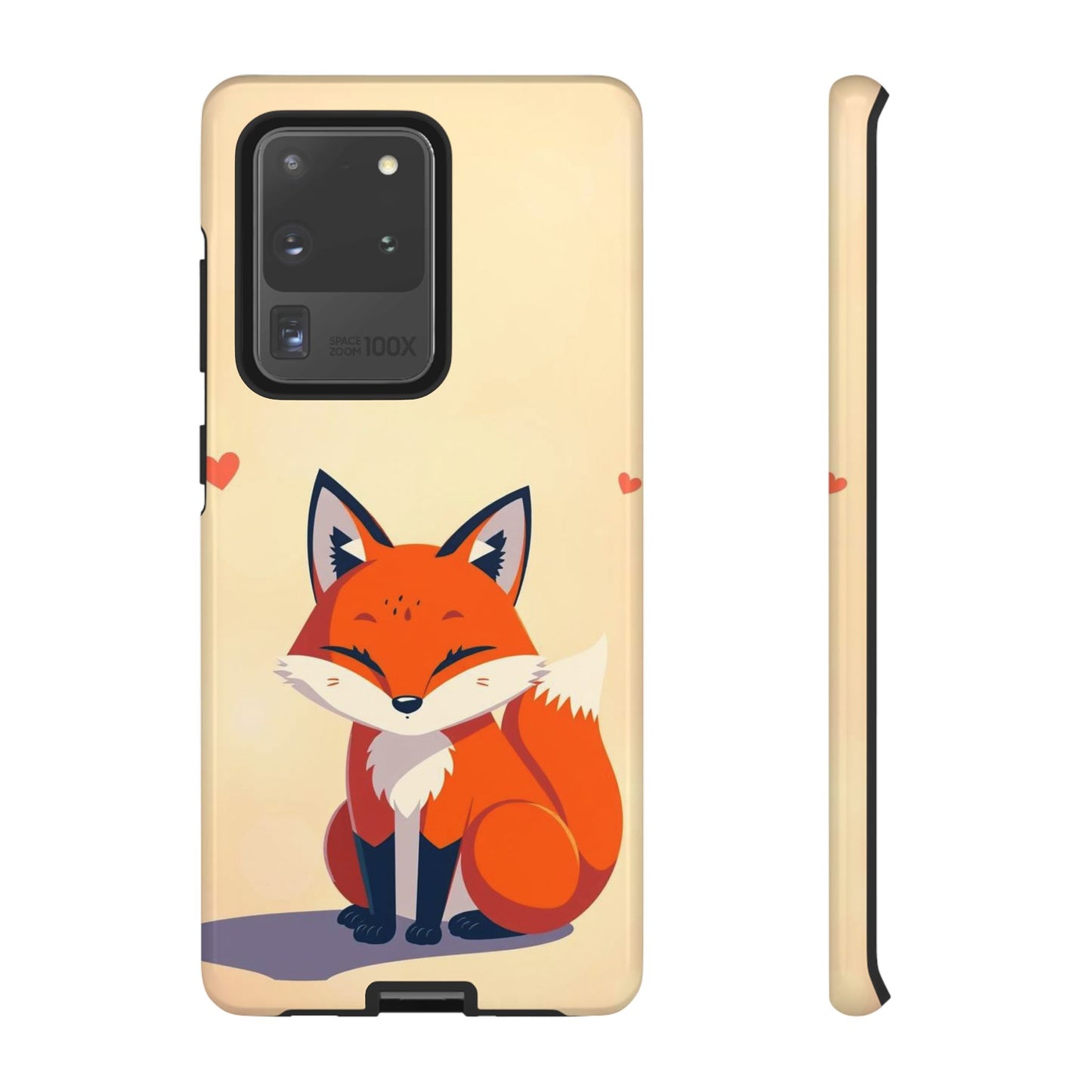 Samsung Galaxy S20 Ultra / Glossy Phone Case - Cute Fox Design Phone Case