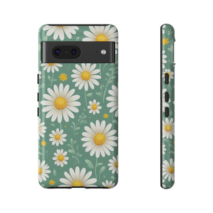 Google Pixel 7 / Glossy Phone Case - Daisies Floral Pattern 1 Phone Case