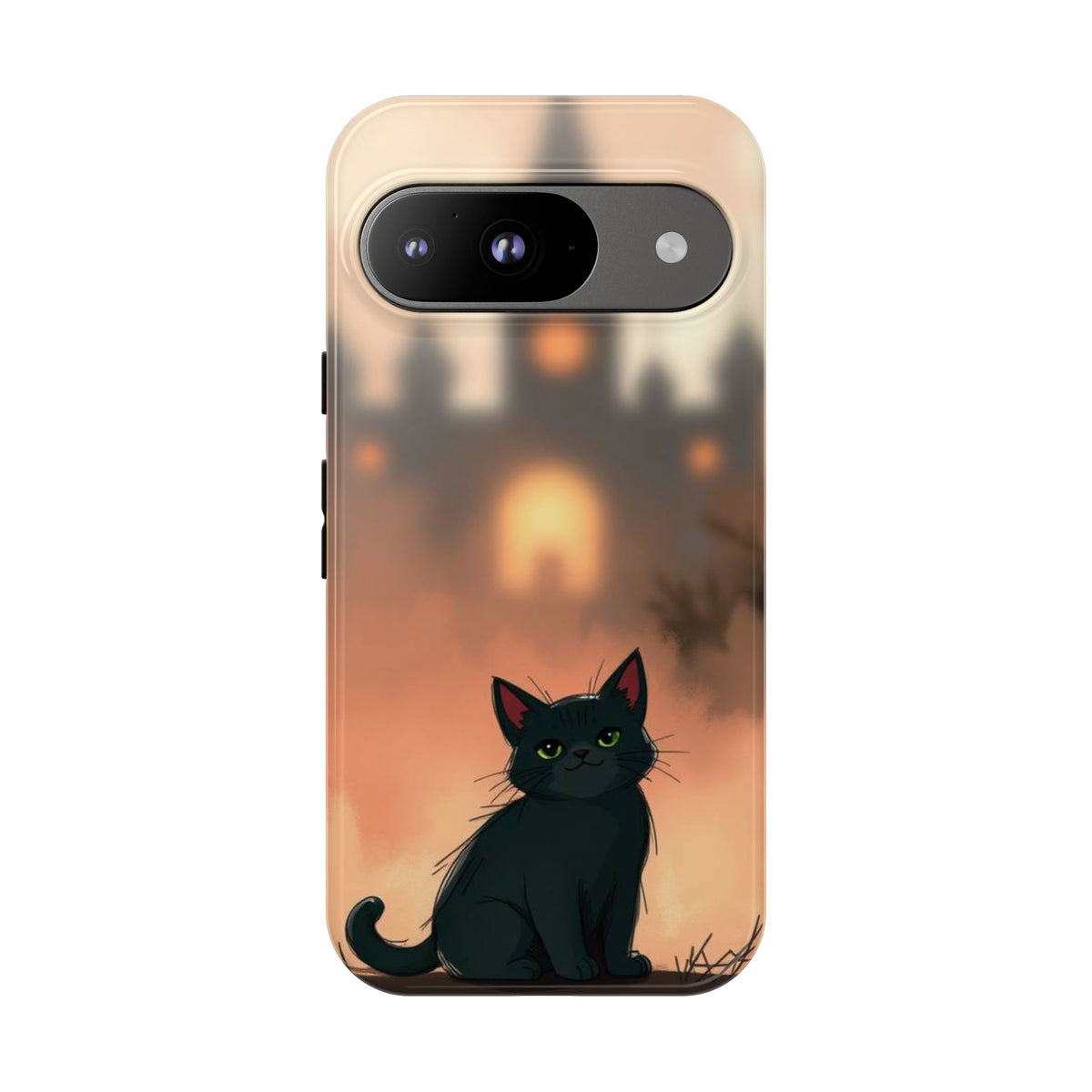 Cute Gothic Cat Design Phone Case - Multicolor Phone Case - Google Pixel 9 / Glossy
