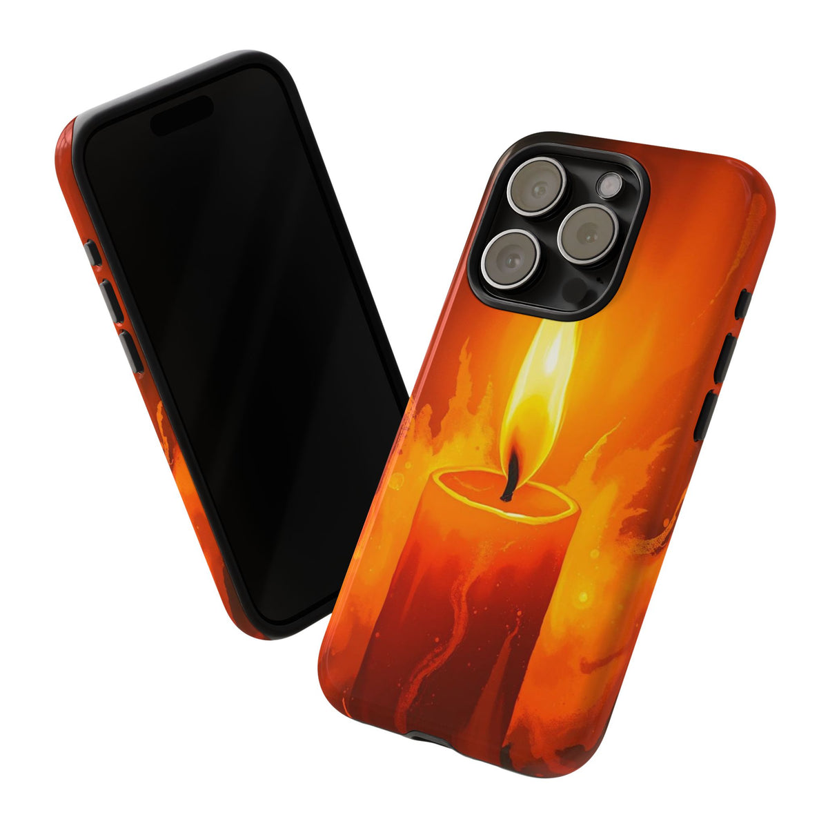 Red Candle Phone Case - Multicolor Phone Case