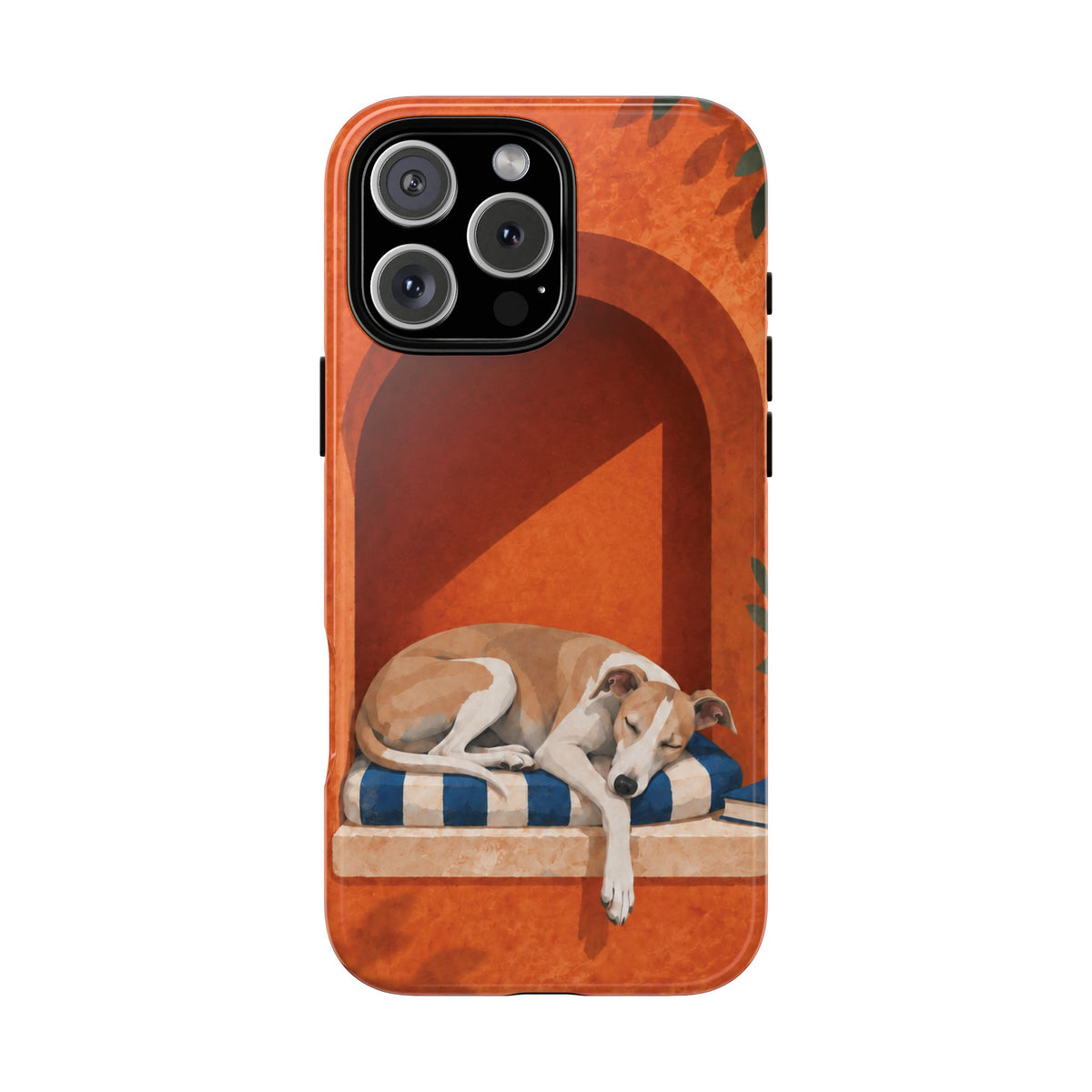 Whippet Siesta Nook Phone Case - Multicolor Phone Case - iPhone 16 Pro Max / Glossy