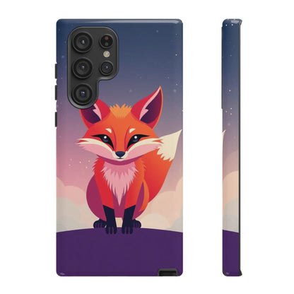 Samsung Galaxy S22 Ultra / Glossy Phone Case - Pop Art Fox Design Phone Case