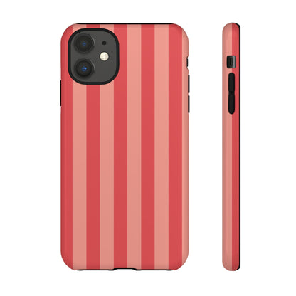 Light Pink Stripe Pattern Phone Case - Pink Phone Case - iPhone 11 / Glossy