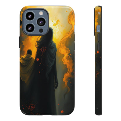 iPhone 13 Pro Max / Glossy Phone Case - Acrylic Gothic Myterious Figures Phone Case