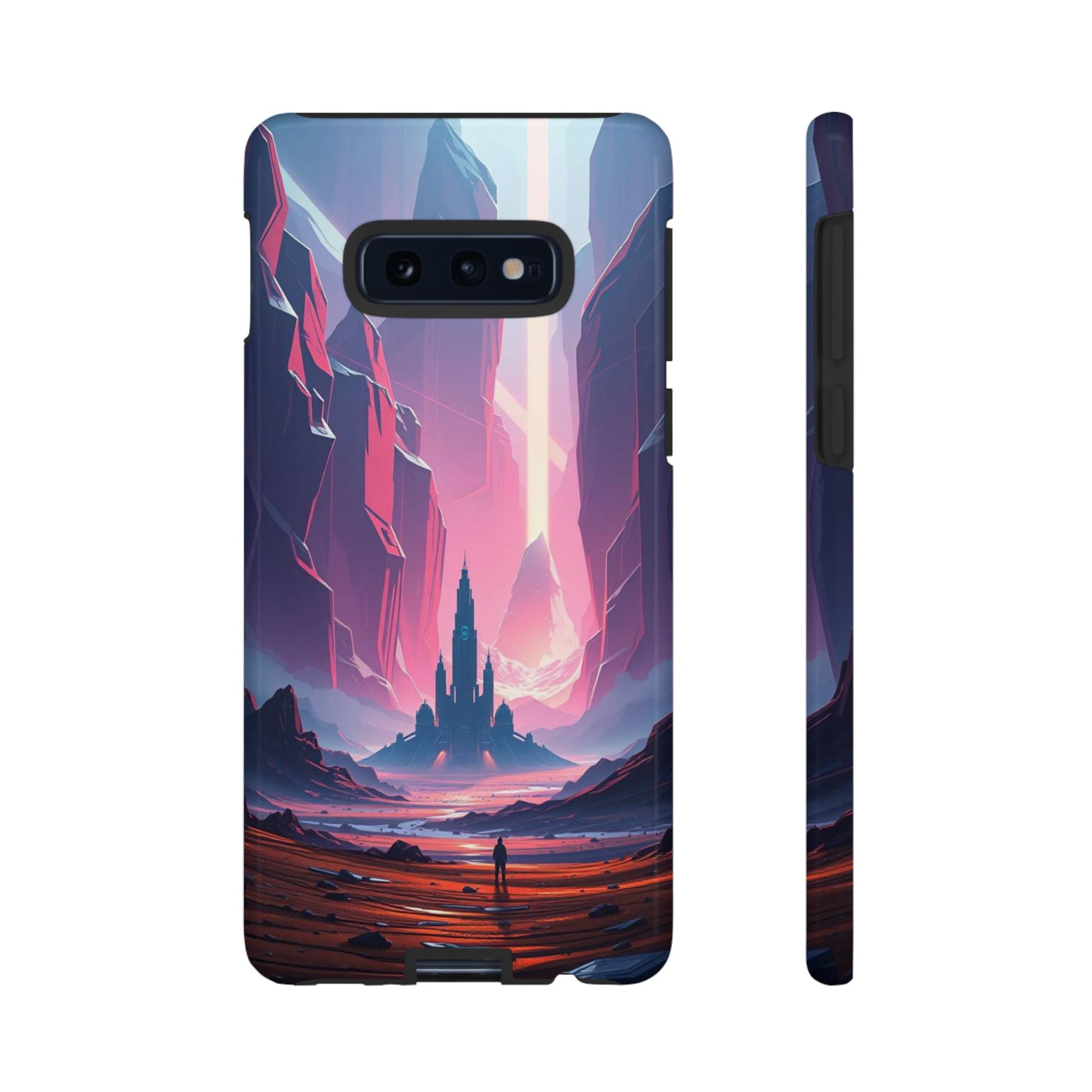Alien Fortress Design Phone Case - Multicolor Phone Case - Samsung Galaxy S10E / Glossy