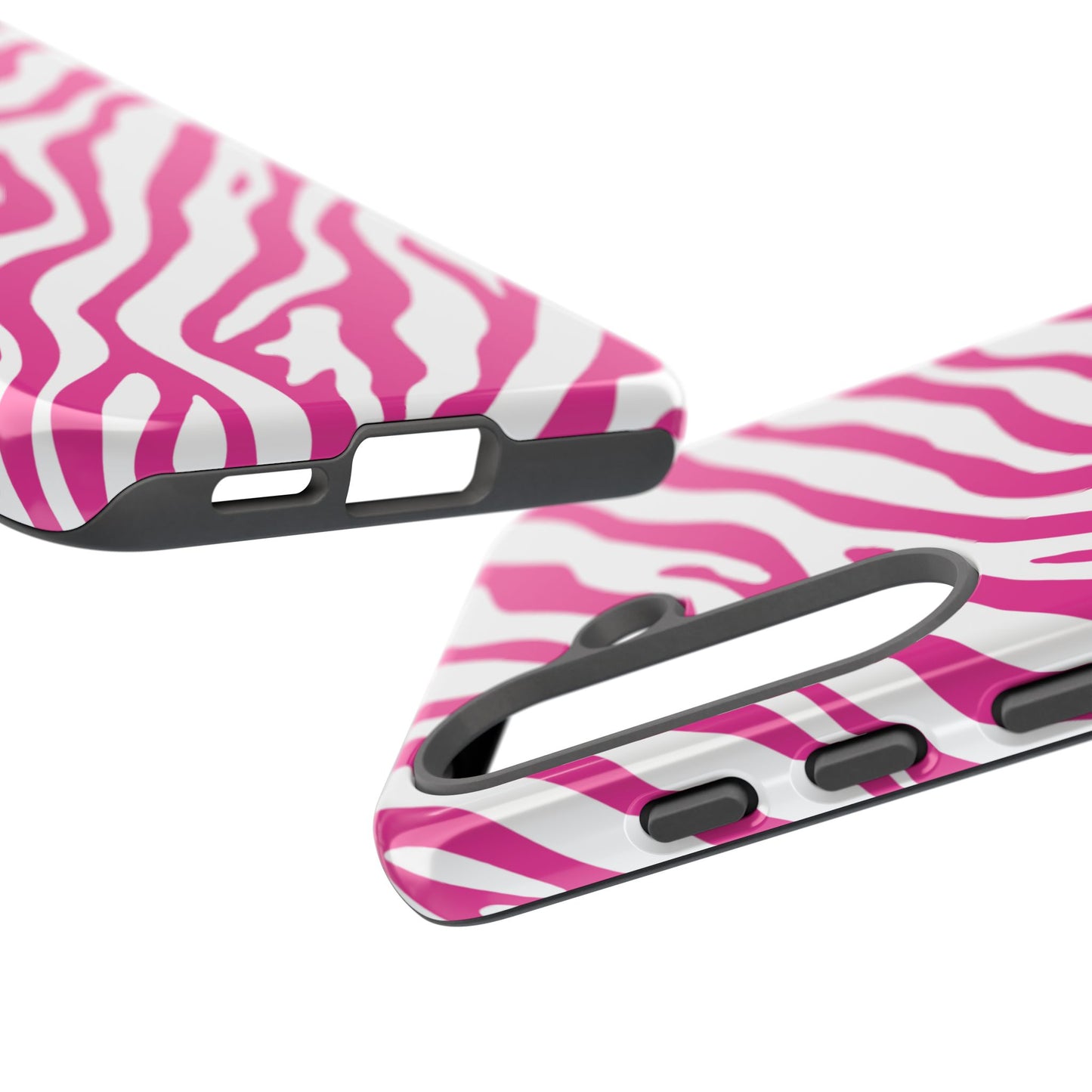 Stylish Hot Pink Zebra Print Phone Case