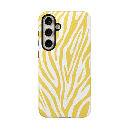 Graphic Yellow Tiger Print Phone Case
