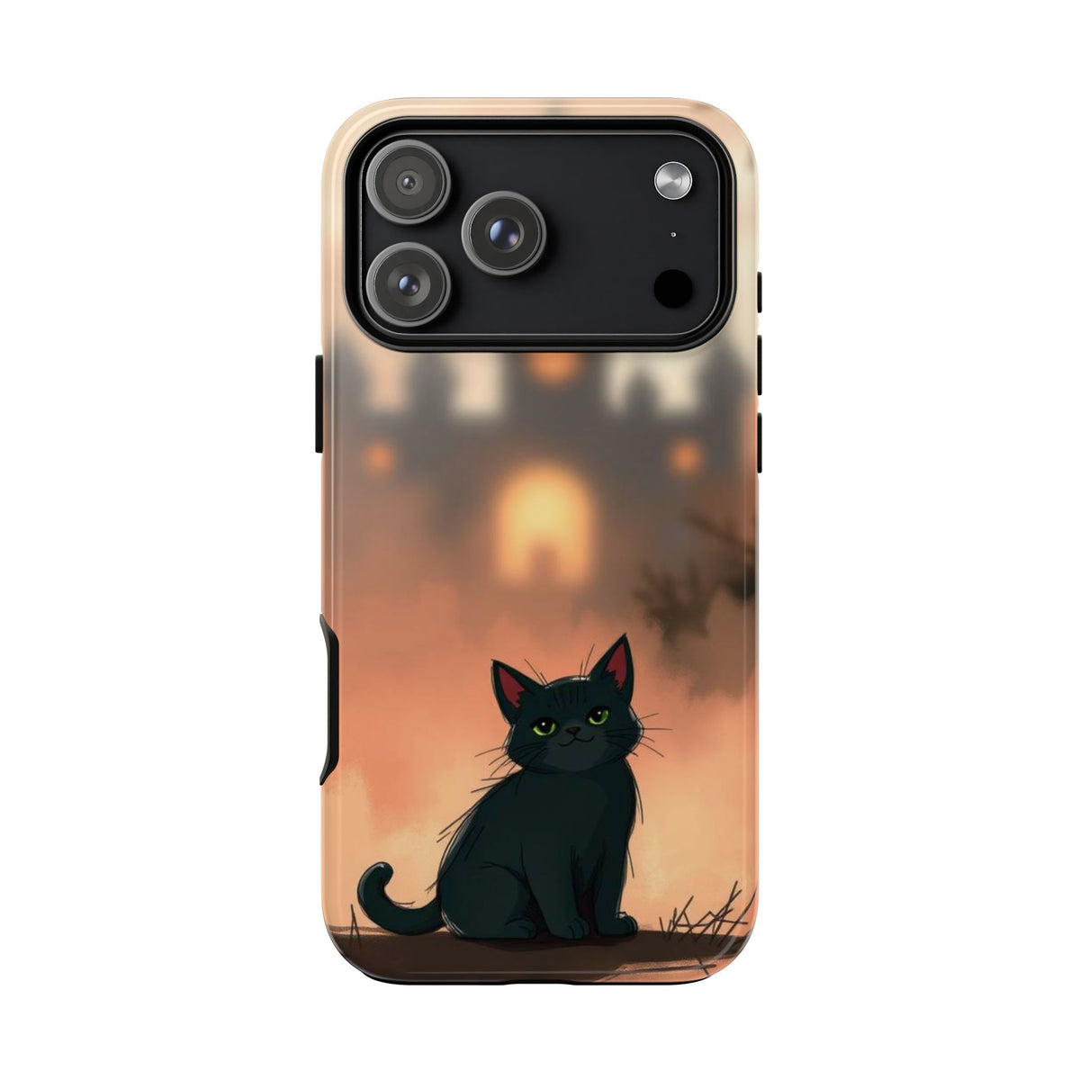 Cute Gothic Cat Design Phone Case - Multicolor Phone Case - iPhone 18 Pro Max / Glossy