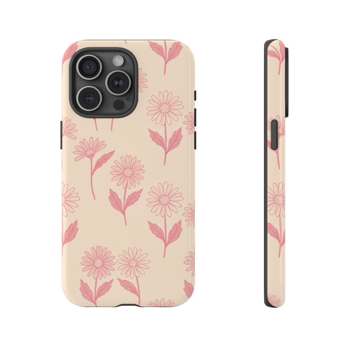 Pretty Pink Daisy Pattern Phone Case