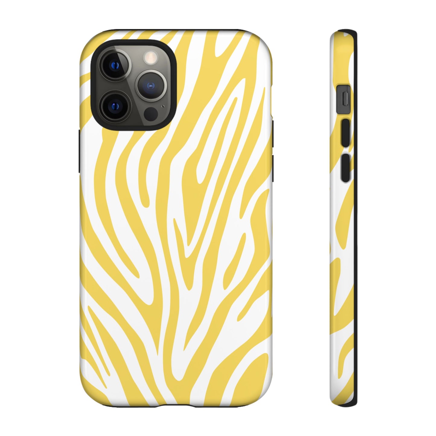 Graphic Yellow Tiger Print Phone Case