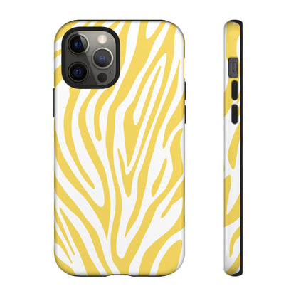 Graphic Yellow Tiger Print Phone Case