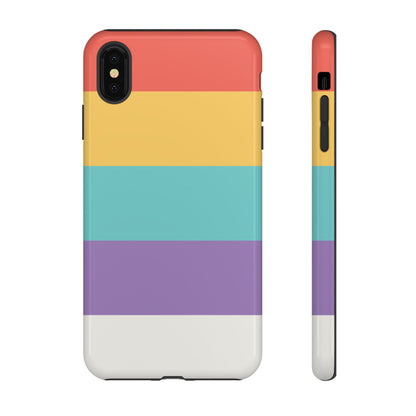 Pastel Rainbow Stripe Pattern Phone Case - Phone Case - iPhone XS MAX / Glossy