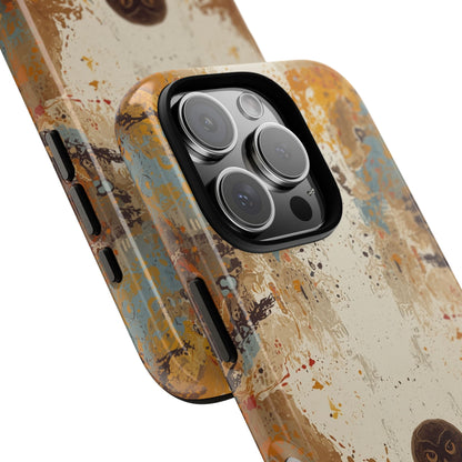 Abstract Owl Design Phone Case