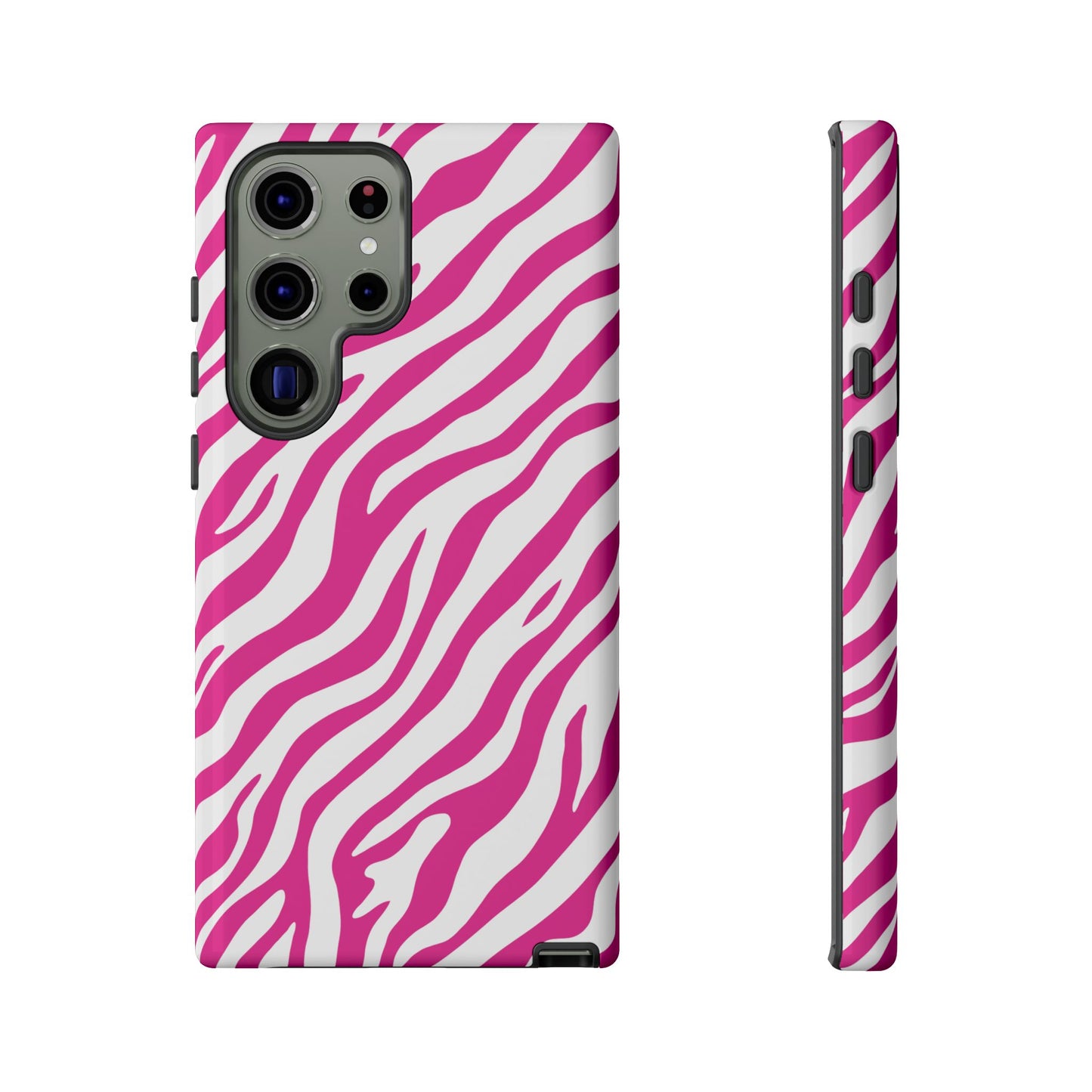 Stylish Hot Pink Zebra Print Phone Case