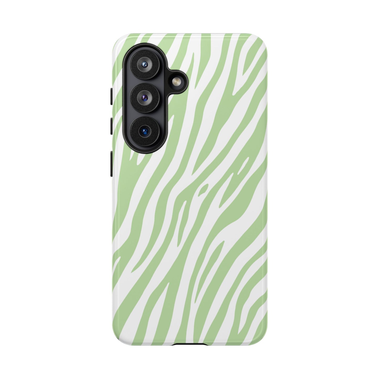 Mint Tiger Print Phone Case