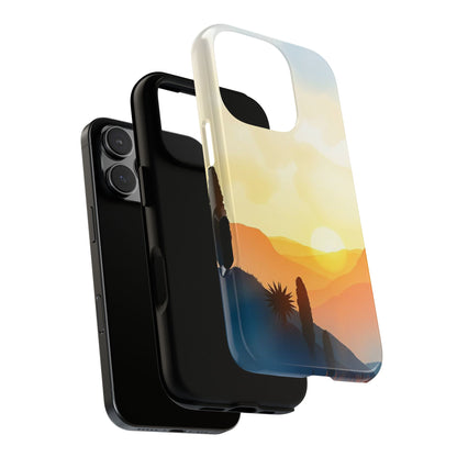 Watercolour Sunset Design Phone Case - Multicolor Phone Case
