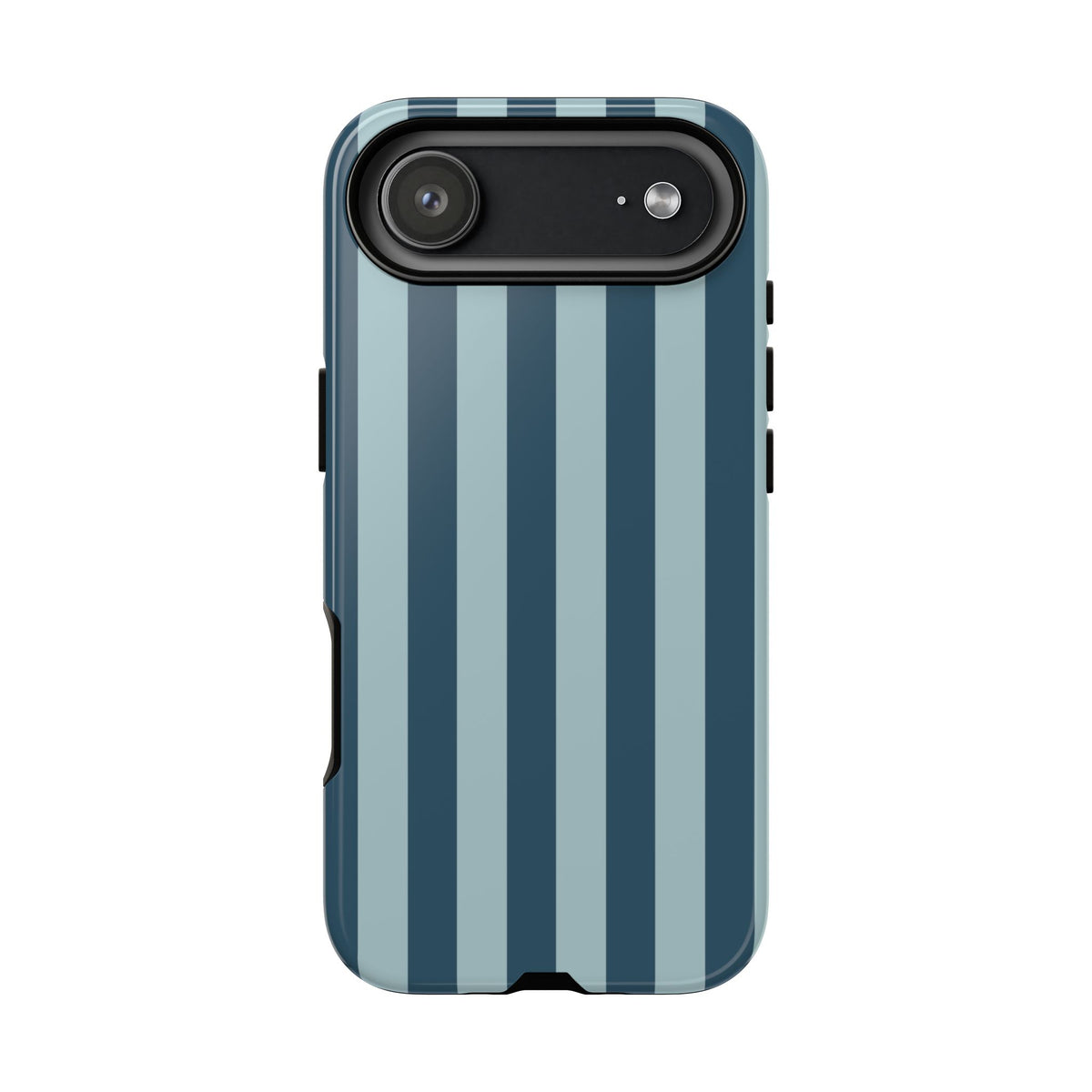 Blue Stripe Pattern Phone Case - Blue Phone Case - iPhone 17 Air / Glossy